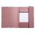 Gumis mappa, prespán, A4, EXACOMPTA "Skandi", antik rózsaszín